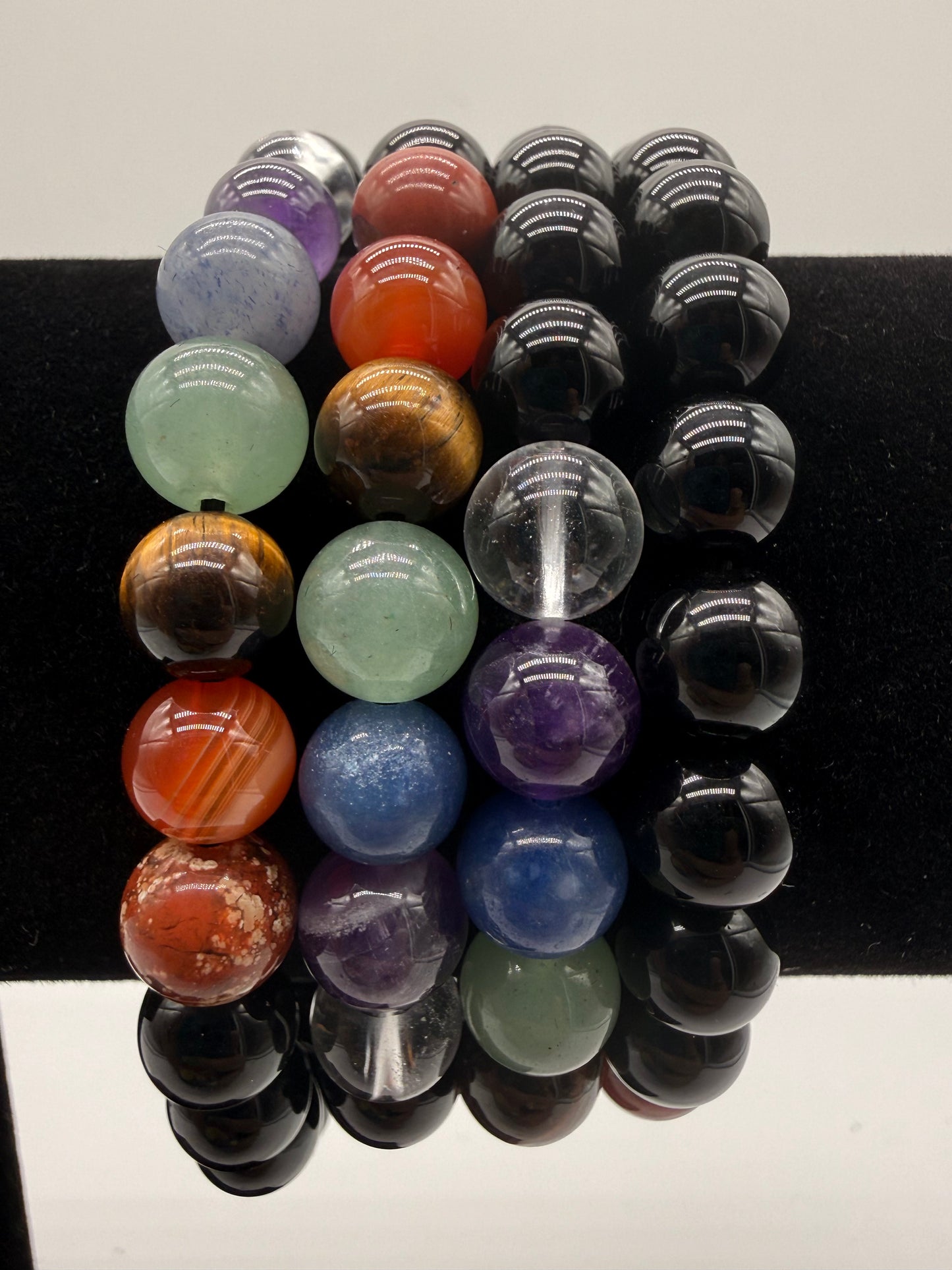 Obsidian Chakra Bracelet