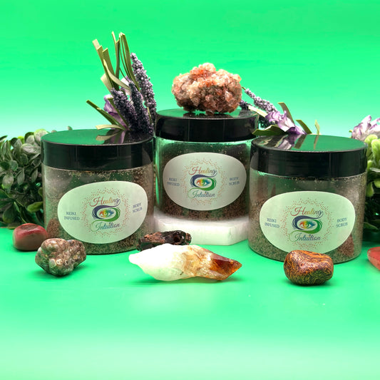 Coffee Body Scrub Jar 6 oz