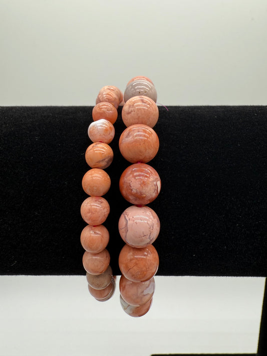 Pink Agate Bracelet