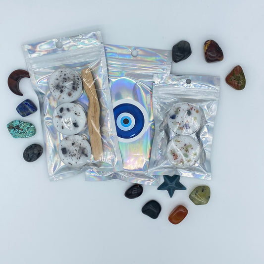 2pack Reiki & Crystal Infused Tea Light Candles