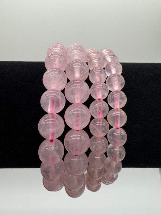 Rose Quartz Crystal Bracelet
