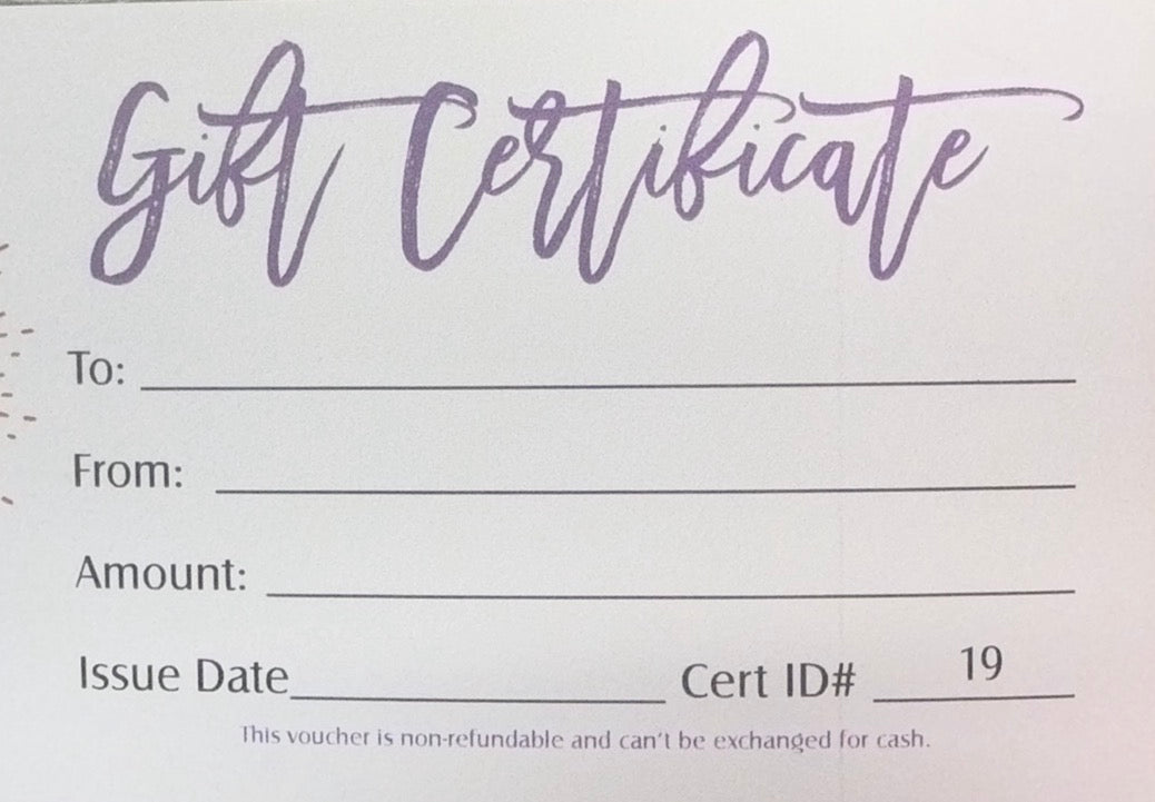 HEALING EYE INTUITION GIFT CERTIFICATE