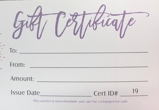 HEALING EYE INTUITION GIFT CERTIFICATE